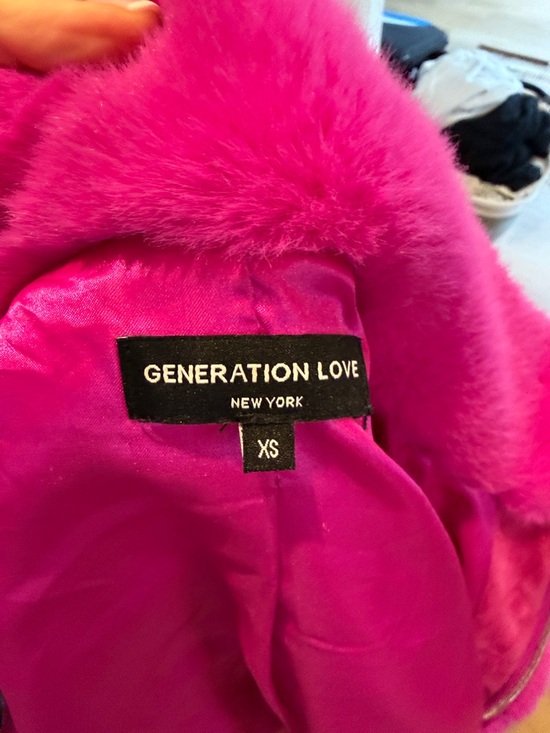 Generation Love Vibrant Pink Faux-Fur Puffer Jacket - Picture 3 of 3